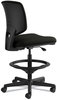 A Picture of product HON-5705SB11T HON® Volt® Series Leather Adjustable Task Stool Supports Up to 275 lb, 22.88" 32.38" Seat Height, Black