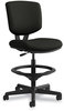 A Picture of product HON-5705SB11T HON® Volt® Series Leather Adjustable Task Stool Supports Up to 275 lb, 22.88" 32.38" Seat Height, Black