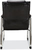 A Picture of product ALE-HD4319 Alera® Hildred Series Guest Chair 25" x 28.94" 37.8", Black Seat, Back, Chrome Base