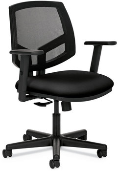 HON® Volt® Series Mesh Back Task Chair with Synchro-Tilt Supports Up to 250 lb, 17.75" 21.88" Seat Height, Black