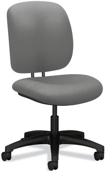 HON® ComforTask® Task Swivel Chair Supports Up to 300 lb, 15" 20" Seat Height, Frost Seat/Back, Black Base