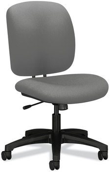 HON® ComforTask® Center-Tilt Task Chair Supports Up to 300 lb, 17" 22" Seat Height, Frost Seat/Back, Black Base