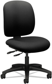 HON® ComforTask® Multi-Task Chair Supports Up to 300 lb, 16" 21" Seat Height, Black