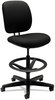 A Picture of product HON-5905CU10T HON® ComforTask® Task Stool with Adjustable Footring Supports Up to 300 lb, 22" 32" Seat Height, Black