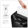 A Picture of product FEL-4400201 Fellowes® Powershred® LX45 Cross-Cut Shredder 8 Manual Sheet Capacity
