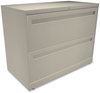 A Picture of product HON-782LL HON® Brigade® 700 Series Lateral File 2 Legal/Letter-Size Drawers, Putty, 36" x 18" 28"