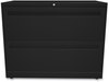 A Picture of product HON-782LP HON® Brigade® 700 Series Lateral File 2 Legal/Letter-Size Drawers, Black, 36" x 18" 28"