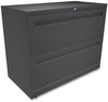 A Picture of product HON-782LS HON® Brigade® 700 Series Lateral File 2 Legal/Letter-Size Drawers, Charcoal, 36" x 18" 28"