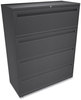 A Picture of product HON-794LS HON® Brigade® 700 Series Lateral File 4 Legal/Letter-Size Drawers, Charcoal, 42" x 18" 52.5"