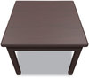 A Picture of product HON-80192NN HON® Laminate Occasional Tables Table, Square, 24w x 24d 20h, Mahogany