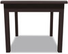 A Picture of product HON-80192NN HON® Laminate Occasional Tables Table, Square, 24w x 24d 20h, Mahogany