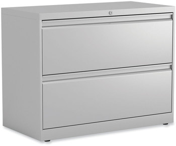 Alera® Lateral File 2 Legal/Letter-Size Drawers, Light Gray, 36" x 18.63" 28"