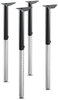 A Picture of product HON-B4LEGP HON® Build™ Adjustable Post Legs 22" to 34" High, Black, 4/Pack