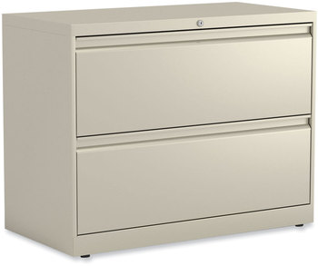 Alera® Lateral File 2 Legal/Letter-Size Drawers, Putty, 36" x 18.63" 28"
