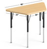 A Picture of product HON-BSDTRP2040ND HON® Build™ Trapezoid Shaped Top 40w x 20d, Natural Maple