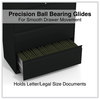 A Picture of product ALE-HLF3641BL Alera® Lateral File 3 Legal/Letter/A4/A5-Size Drawers, Black, 36" x 18.63" 40.25"