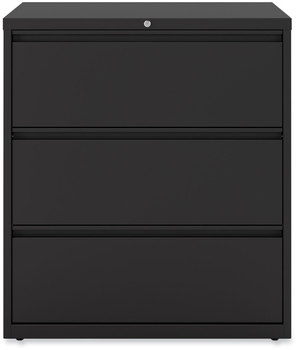 Alera® Lateral File 3 Legal/Letter/A4/A5-Size Drawers, Black, 36" x 18.63" 40.25"