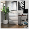 A Picture of product ALE-HLF3641LG Alera® Lateral File 3 Legal/Letter/A4/A5-Size Drawers, Light Gray, 36" x 18.63" 40.25"