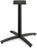 A Picture of product HON-BTX30LCBK HON® Between™ Seated Height Bases Seated-Height X-Base for 42" Table Tops, 32.68w x 29.57h, Black