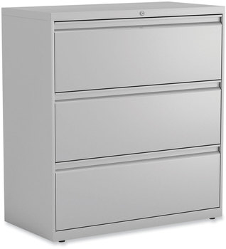 Alera® Lateral File 3 Legal/Letter/A4/A5-Size Drawers, Light Gray, 36" x 18.63" 40.25"