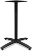 A Picture of product HON-BTX30SCBK HON® Between™ Seated Height Bases Seated-Height X-Base for 30" to 36" Table Tops, 26.18w x 29.57h, Black