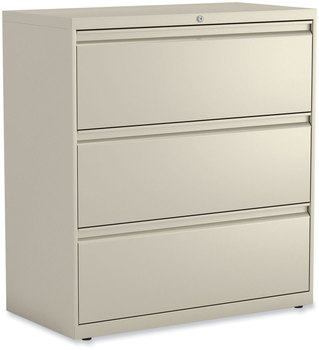 Alera® Lateral File 3 Legal/Letter/A4/A5-Size Drawers, Putty, 36" x 18.63" 40.25"