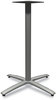 A Picture of product HON-BTX42LPR8 HON® Between™ Standing Height X-Base Standing-Height for 42" Table Tops, 32.68w x 41.12h, Silver