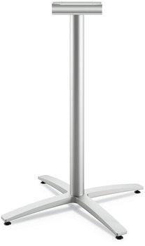 HON® Between™ Standing Height X-Base Standing-Height for 42" Table Tops, 32.68w x 41.12h, Silver
