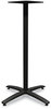 A Picture of product HON-BTX42SCBK HON® Between™ Standing Height X-Base Standing-Height for 30" to 36" Table Tops, 26.18w x 41.12h, Black