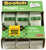 A Picture of product MMM-3105 Scotch® Magic™ Tape in Handheld Dispenser 1" Core, 0.75" x 25 ft, Clear, 3/Pack