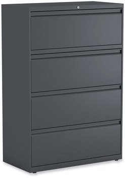 Alera® Lateral File 4 Legal/Letter/A4/A5-Size Drawers, Charcoal, 36" x 18.63" 52.5"