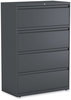 A Picture of product ALE-HLF3654CC Alera® Lateral File 4 Legal/Letter/A4/A5-Size Drawers, Charcoal, 36" x 18.63" 52.5"