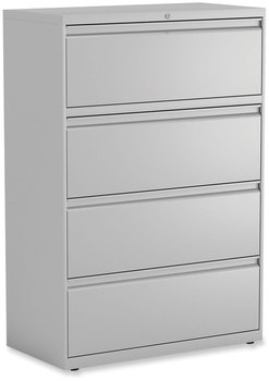 Alera® Lateral File 4 Legal/Letter-Size Drawers, Light Gray, 36" x 18.63" 52.5"