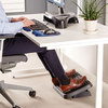 A Picture of product FEL-48121 Fellowes® Standard Footrest Adjustable, 17.63w x 13.13d 3.75h, Graphite