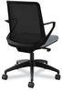 A Picture of product HON-CLQIMAPX25T HON® Cliq™ Office Chair Supports Up to 300 lb, 17" 22" Seat Height, Basalt Seat/Black Back/Base, Ships in 7-10 Business Days