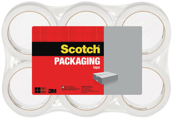 Scotch® 3350 General Purpose Packaging Tape 3" Core, 1.88" x 54.6 yds, Clear, 6/Pack
