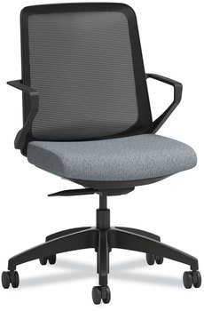 HON® Cliq™ Office Chair Supports Up to 300 lb, 17" 22" Seat Height, Basalt Seat/Black Back/Base, Ships in 7-10 Business Days
