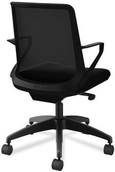 HON® Cliq™ Office Chair Supports Up to 300 lb, 17" 22" Seat Height, Black Seat/Back, Base, Ships in 7-10 Business Days