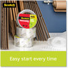 A Picture of product MMM-3450SRD Scotch® Sure Start Packaging Tape with Dispenser, 3" Core, 1.88" x 38.2 yds, Clear