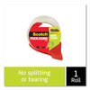 A Picture of product MMM-3450SRD Scotch® Sure Start Packaging Tape with Dispenser, 3" Core, 1.88" x 38.2 yds, Clear