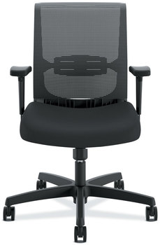HON® Convergence® Mid-Back Task Chair Swivel-Tilt, Supports Up to 275 lb, 15.75" 20.13" Seat Height, Black