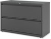 A Picture of product ALE-HLF4229CC Alera® Lateral File 2 Legal/Letter-Size Drawers, Charcoal, 42" x 18.63" 28"