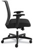 A Picture of product HON-CMY1AACCF10 HON® Convergence® Mid-Back Task Chair Synchro-Tilt and Seat Glide, Supports Up to 275 lb, Black
