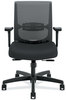 A Picture of product HON-CMY1AACCF10 HON® Convergence® Mid-Back Task Chair Synchro-Tilt and Seat Glide, Supports Up to 275 lb, Black