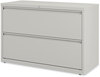 A Picture of product ALE-HLF4229LG Alera® Lateral File 2 Legal/Letter-Size Drawers, Light Gray, 42" x 18.63" 28"