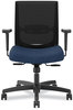 A Picture of product HON-CMY1AAPX13 HON® Convergence® Mid-Back Task Chair Up to 275lb, 16.5" 21" Seat Ht, Navy Black Back/Frame, Ships in 7-10 Bus Days