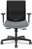 A Picture of product HON-CMY1AAPX25 HON® Convergence® Mid-Back Task Chair Up to 275 lb, 16.5" 21" Seat Ht, Basalt Black Back/Frame, Ships in 7-10 Bus Days