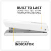 A Picture of product FEL-5011401 Fellowes® LX820™ Classic Full Strip Stapler 20-Sheet Capacity, White