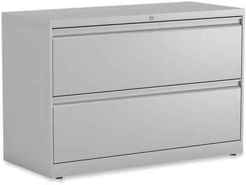 Alera® Lateral File 2 Legal/Letter-Size Drawers, Light Gray, 42" x 18.63" 28"