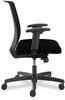 A Picture of product HON-CMY1ACU10 HON® Convergence® Mid-Back Task Chair Swivel-Tilt, Up to 275lb, 16.5" 21" Seat Ht, Black Seat/Back/Frame,Ships in 7-10 Bus Days